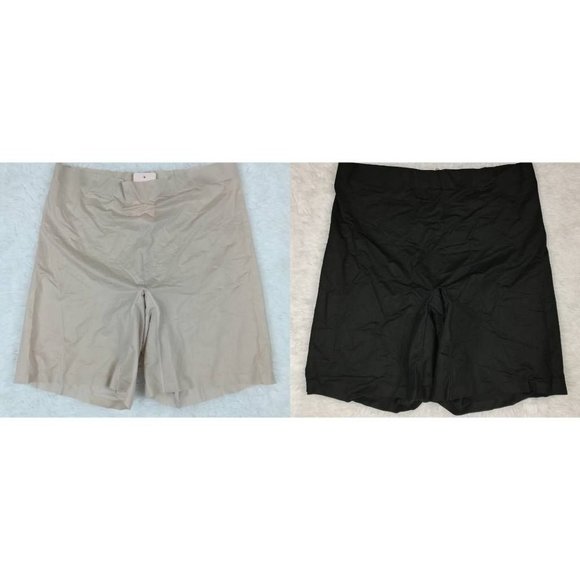 Nearly Nude Other - Nearly Nude Womens Shapewear Shorts Multicolor‎ Lot of 2 Stretch M/L New